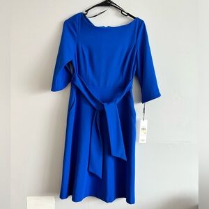 Calvin Klein Women Blue Dress Size 4 Brand New